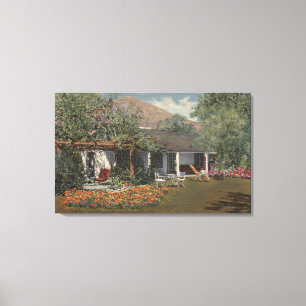 The Adobe (Oldest House in Palm Springs) Canvas Print