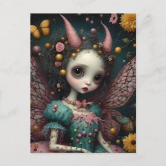 The Adorable Pink Devilish Fairy