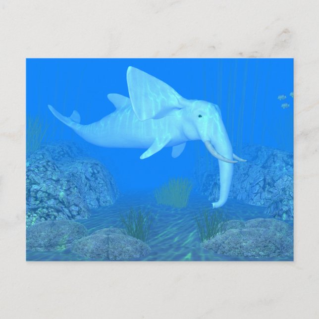 The Adorable Whalphant Postcard (Front)