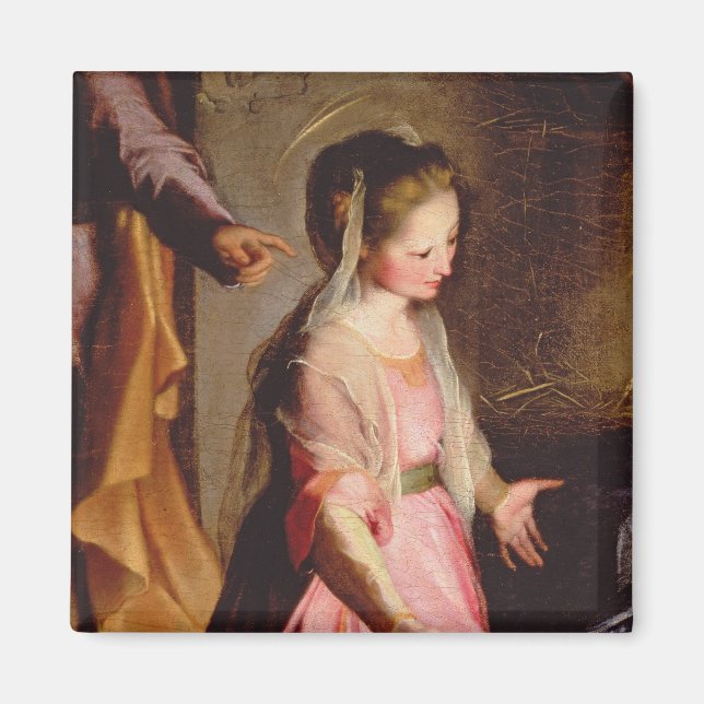 The Adoration of the Child, 1597 Magnet (Front)