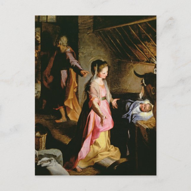 The Adoration of the Child, 1597 Postcard (Front)