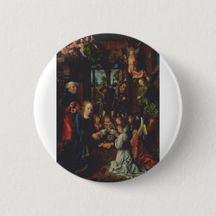 The Adoration of the Christ Child Button