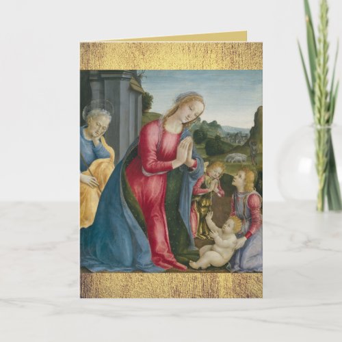 The Adoration of the Christ Child _ Frediani Holiday Card