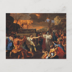 The Adoration Of The Golden Calf Postcard