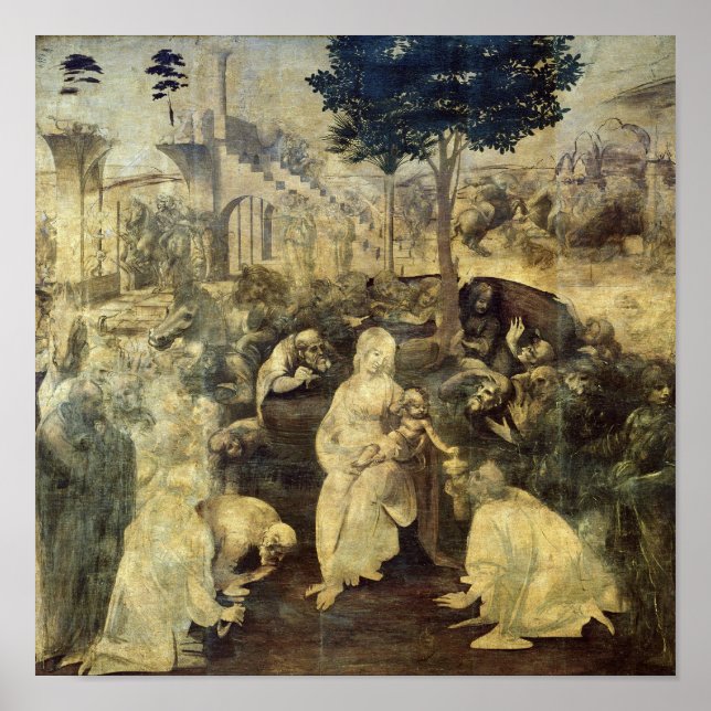 The Adoration of the Magi, 1481-2 Poster (Front)