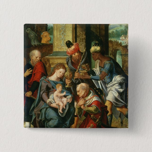 The Adoration of the Magi, 1530 Button (Front)