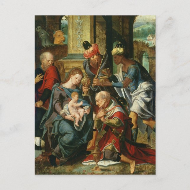The Adoration of the Magi, 1530 Postcard (Front)