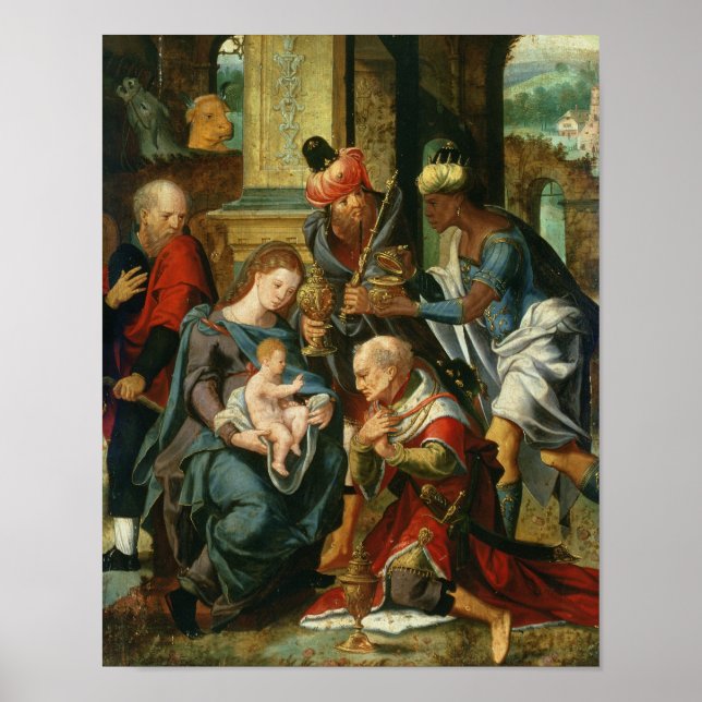 The Adoration of the Magi, 1530 Poster (Front)