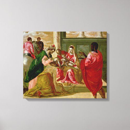 The Adoration of the Magi 1567_70 Canvas Print