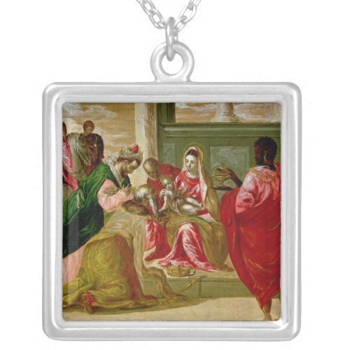 The Adoration of the Magi 1567_70 Silver Plated Necklace