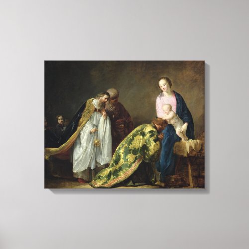 The Adoration of the Magi 1638 Canvas Print