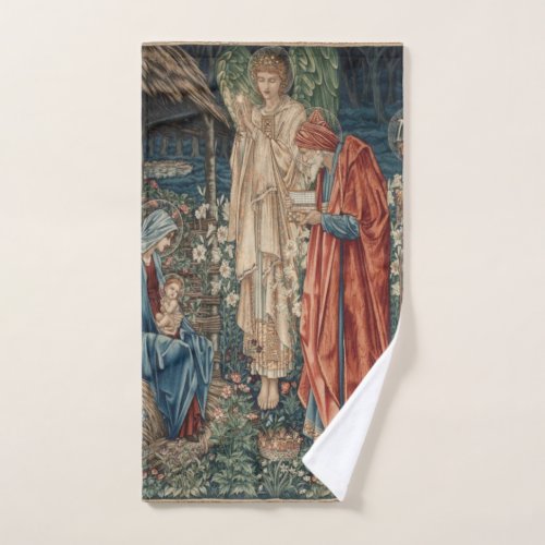 The Adoration Of The Magi 1890 By William Morris Hand Towel