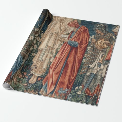 The Adoration Of The Magi 1890 By William Morris Wrapping Paper