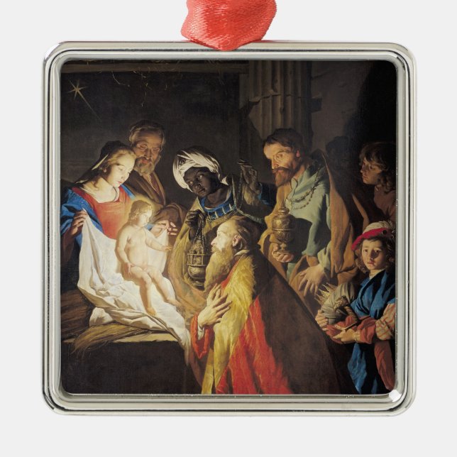 The Adoration of the Magi 2 Metal Ornament (Front)