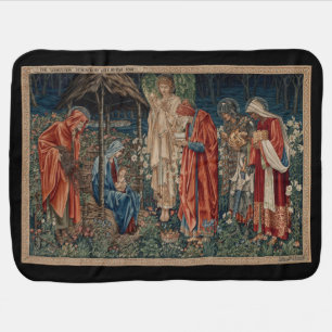 The Adoration of the Magi (by Edward Burne-Jones) Baby Blanket