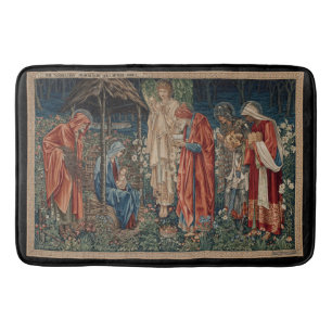 The Adoration of the Magi (by Edward Burne-Jones) Bath Mat