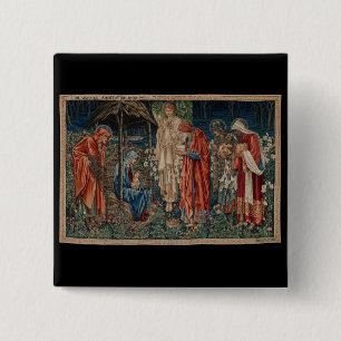 The Adoration of the Magi (by Edward Burne-Jones) Button