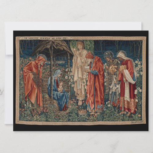 The Adoration of the Magi by Edward Burne_Jones Card