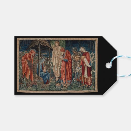 The Adoration of the Magi by Edward Burne_Jones Gift Tags