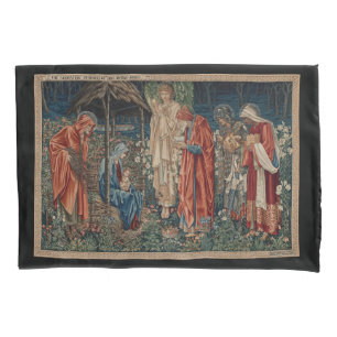 The Adoration of the Magi (by Edward Burne-Jones) Pillow Case