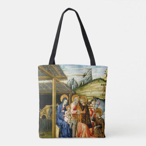 The Adoration of the Magi by Giovanni di Paolo Tote Bag