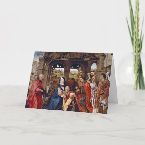 The Adoration of the Magi c1455 Card