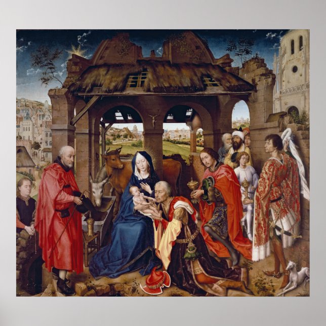 The Adoration of the Magi, c.1455 Poster (Front)