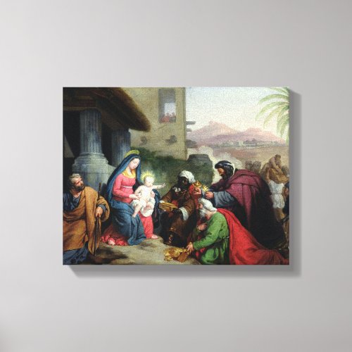 The Adoration of the Magi c1833_36 Canvas Print