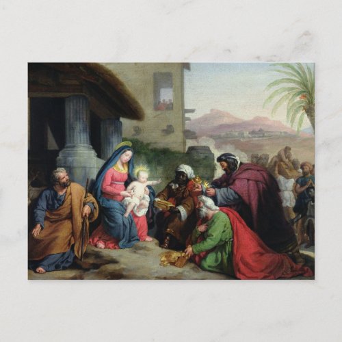 The Adoration of the Magi c1833_36 Postcard