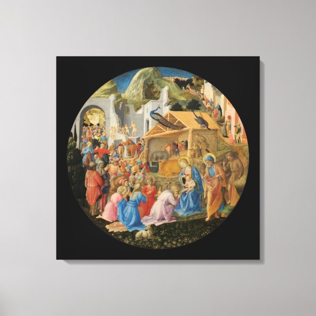 The Adoration of the Magi Canvas Print (Front)