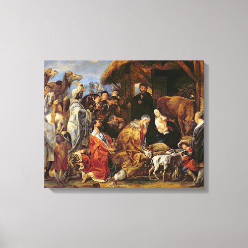 The Adoration of the Magi Canvas Print