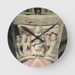 The Adoration of the Magi, column capital (stone) Round Clock