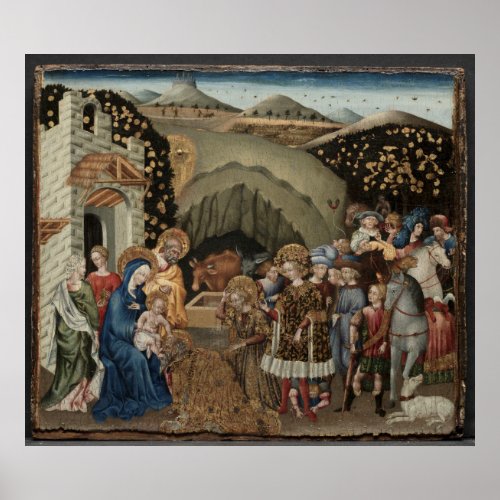 The Adoration of the Magi _ Giovanni di Paolo Poster