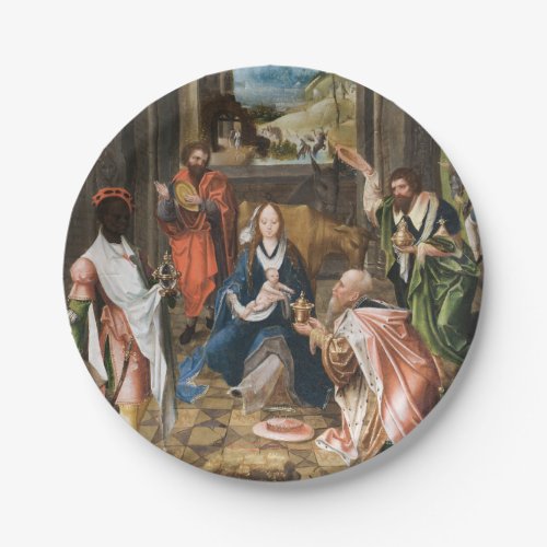 The Adoration of the Magi_ jesus Holiday   Paper P Paper Plates