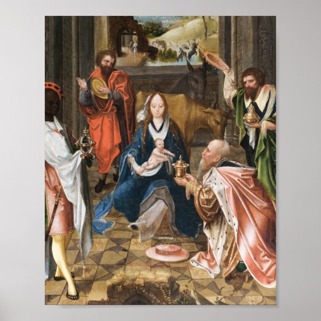 The Adoration of the Magi- jesus Holiday Poster (Front)