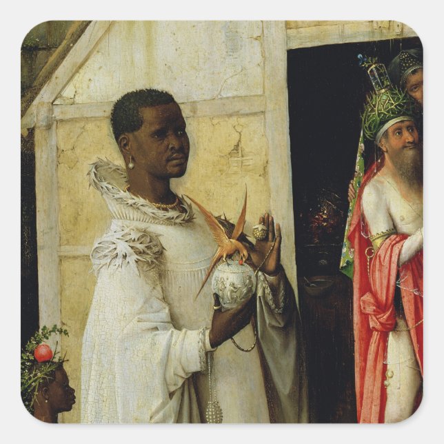 The Adoration of the Magi Square Sticker (Front)
