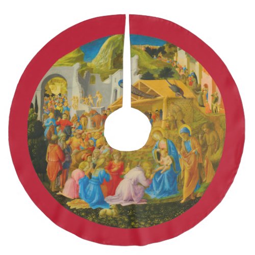 The Adoration of the Magi Tree Skirt