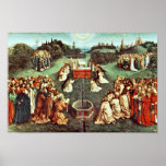 The Adoration Of The Mystical Lamb By Eyck Hubert Poster at Zazzle
