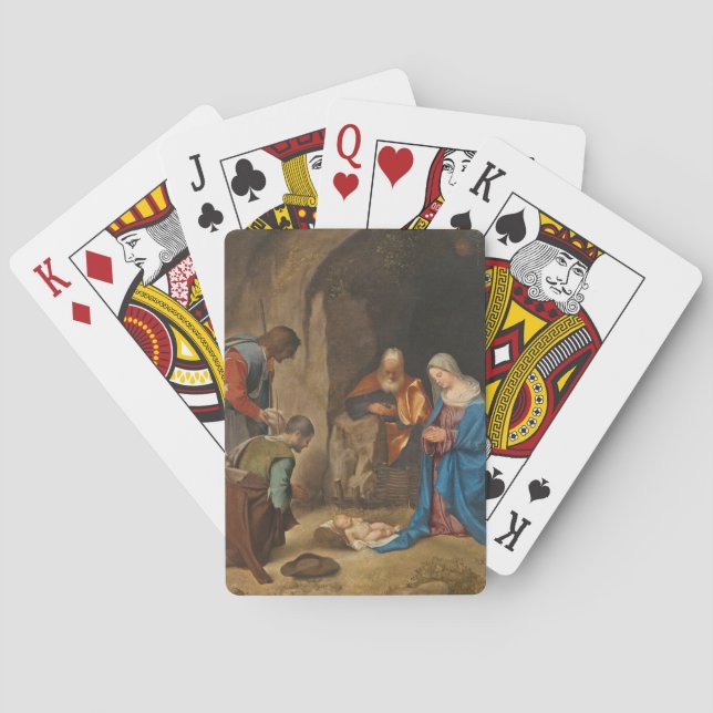 The Adoration of the Shepherds, 1505-10 Poker Cards (Back)