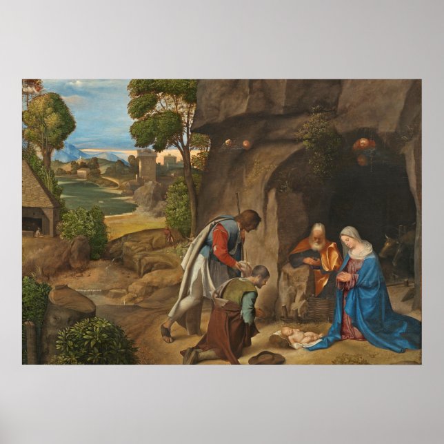 The Adoration of the Shepherds, 1505-10 Poster (Front)