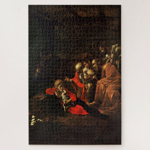 The Adoration of the Shepherds (1609) - Caravaggio Jigsaw Puzzle