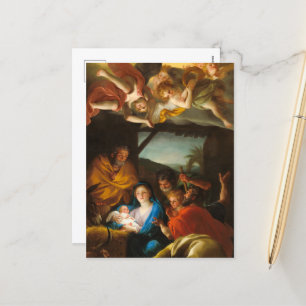 The Adoration of the Shepherds by Anton R. Mengs Holiday Postcard