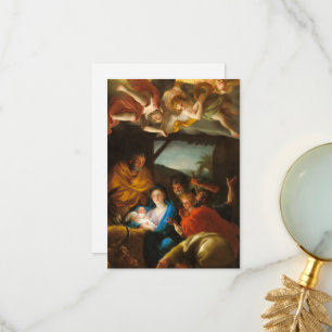 The Adoration of the Shepherds by Anton R. Mengs Thank You Card