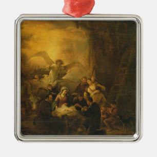 The Adoration of the Shepherds, c.1650 Metal Ornament