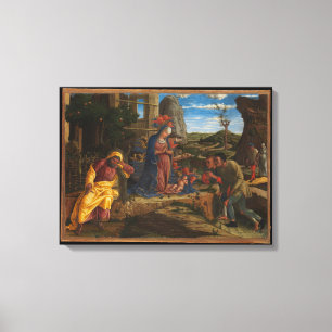 The Adoration of the Shepherds Canvas Print