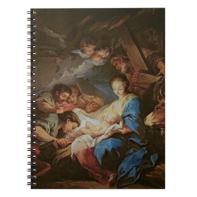 The Adoration of the Shepherds (oil on canvas) 2 Notebook (Front)