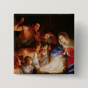 The Adoration of the Shepherds Pinback Button