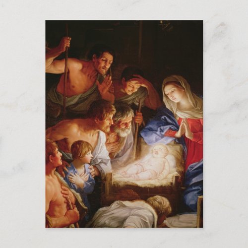 The Adoration of the Shepherds Postcard