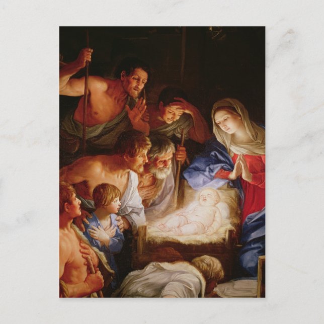 The Adoration of the Shepherds Postcard (Front)