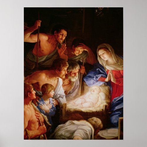 The Adoration of the Shepherds Poster